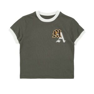 AMIRI Olive and White Graphic Tee